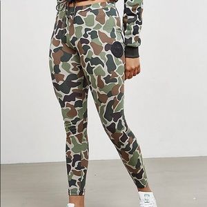 Adidas camo leggings NWT